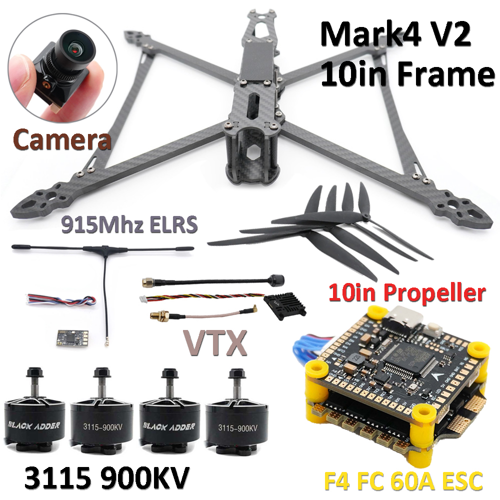 ชุดคอมโบ Mark4 V2 ขนาด 10 นิ้ว - Fpv Drone Kit บทวิจารณ์และราคา