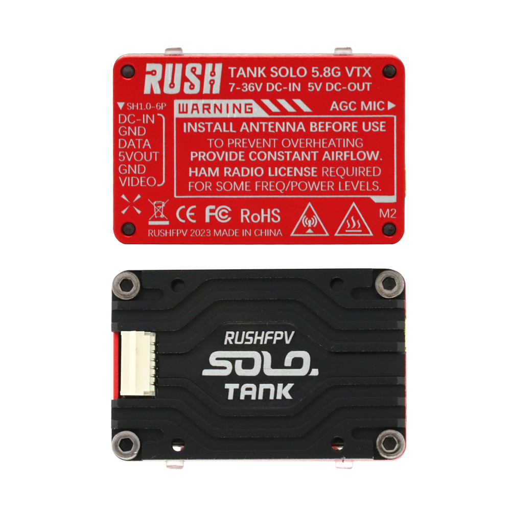 RUSH SoloถังVTX 5.8Gเครื่องส่ง - Fpv Drone Vtx บทวิจารณ์และราคา